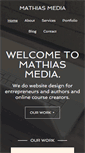 Mobile Screenshot of mathiasmedia.com